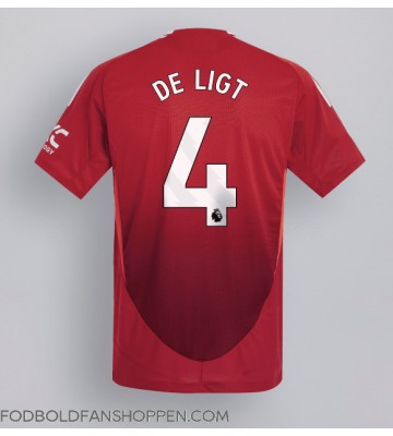 Manchester United Matthijs de Ligt #4 Hjemmebanetrøje 2024-25 Kortærmet